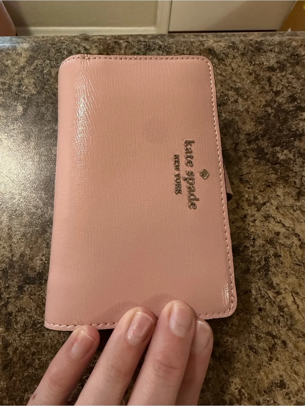 Kate Spade Zip Wallet-Blush Pink